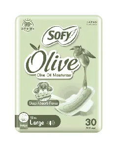 Sofy Feminine Napkine Olive Slim Large 30*6C