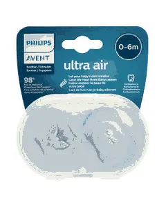 Avent Soother Ultra Air 0-6M Boy Scf 085/58 2P