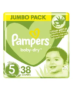 Pampers Baby Diapers Jumbo (5) 11-25 C 38*3 C