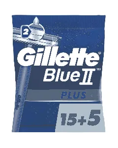 Gillette Blue2 Plus Disposable Razor (15+5)P * 20C Bag
