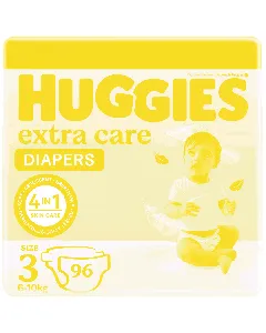 Huggies Baby Diapers Extra Care (3) 96P Box