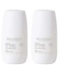 Beesline Deodorant Roll On Whitening Fragrance Free 50 Ml 1+1 Offer