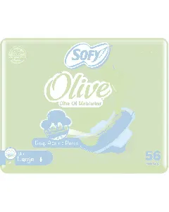 Sofy Feminine Napkine Olive Slim Large 56*3C