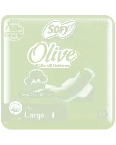 Sofy Feminine Napkine Olive Slim Large 10*12C
