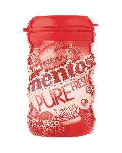 Mentos Gum Pure Fresh Sugar Free Strawberry 50P