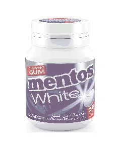 Mentos Gum White Sugar Free Peppermint 38P