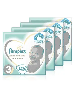Pampers Baby Diapers Premium Care Giant (3) 80*2 C