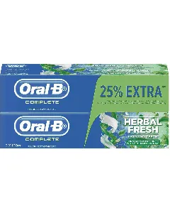 Oral B Tooth Paste Complete Toothpaste + Mouthwash Mint And Thyme 100 Ml*2 25% Offer