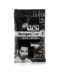 Garnier Hair Dye Color Shampoo 5M Brown Black 3.0
