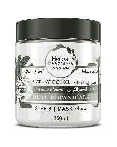 Herbal Essence Biorenew Hair Mask Real Botanicals Potent Aloe+ Avocado Oil 250 Ml