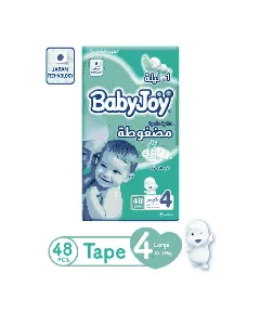 Babyjoy Baby Diapers Jumbo (4) 48*3 C