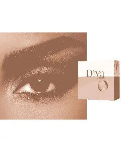 Diva Coloured Contact Lenses Monthly Nut 2P