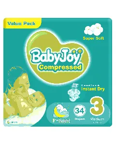 Babyjoy Baby Diapers Economy (3) 34*4 C