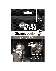 Garnier Hair Dye Color Shampoo 5M Natural Black 1.0