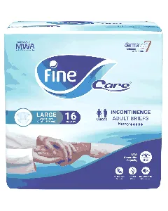 Fine Care Adult Diaper Jumbo Large 110 *165 Cm 16/18*4 Pk