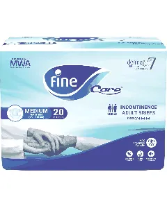 Fine Care Adult Diaper Jumbo Medium 75 *110 Cm 20*4 Pk