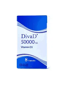 Diva D Vitamin D3 50000 Iu Capsule 8P