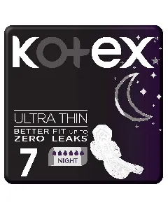 Kotex Female Napkins Ultrathin With Winges Night 7 P 14 C