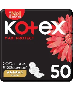 Kotex Female Napkins Maxi With Winges Super 50 P 4 C