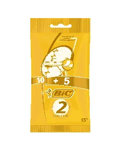 Bic 2 Disposable Razor Sensitive For Women 10+5 P