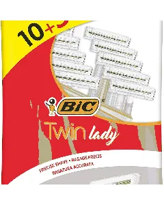Bic Disposable Razor Twin Lady Women 10+5 P