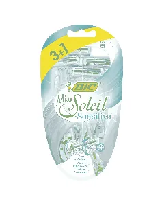 Bic 3 Disposable Razor Miss Soleil Sensitive Women 3+1 P