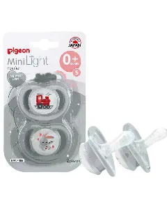Pigeon Mini Light Pacifier (+0) Small Ice Cream + Rabbit 2P 78262