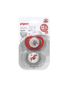 Pigeon Mini Light Pacifier (+12) Large Icecream + Girrafe 2P 78264
