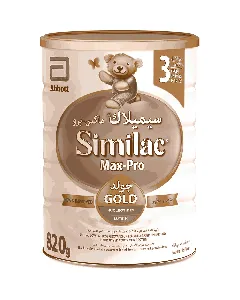 Similac Baby Milk Powder (3) Max Pro 820 Gm 12 C