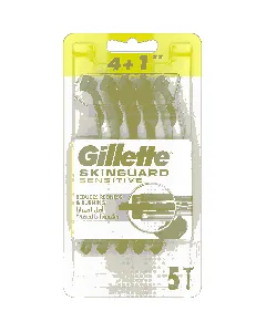 Gillette Skinguard Sensitive Disposable Razor (4+1)P