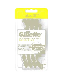 Gillette Skinguard Sensitive Disposable Razor (6+2)P
