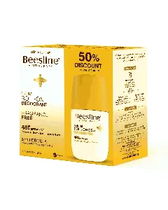 Beesline Deodorant Alcohol Free Yellow 50 Ml 1+50% Offer