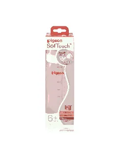 Pigeon Feeding Plastic Bottle Sof Touch Wide Nipple 330 Ml Pa00875