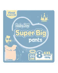 Babyjoy Baby Diapers Pants Mega (8) 26*3 C