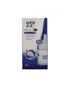 4U Baby Plastic Feeding Bottle 330 Ml + L Nipple 900020
