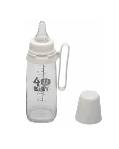 4U Baby Plastic Feeding Bottle With One Handle 240 Ml 900002