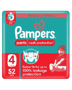 Pampers Baby Diapers Pants Mega (4) 9-14 C 52*2 C