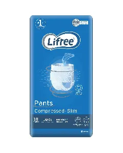 Lifree Adult Diaper Pants Jumbo Normal Flow Large 18 *3 C