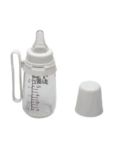 4U Baby Glass Feeding Bottle With One Handle 150 Ml Fyg067