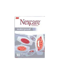 3M Nexcare Water Proof Kids One Size 12 Hour 10 P