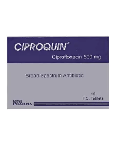 Ciproquin 500 Mg Tablet 10P