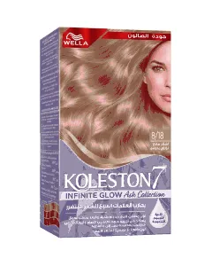 Koleston Hair Color Kit Glowing Light Pearl Blonde 8/18
