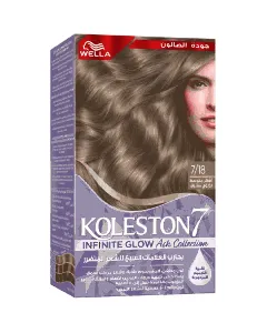 Koleston Hair Color Kit Illuminating Medium Pearl Blonde 7/18