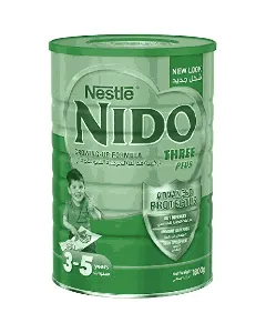 Nido Baby Milk Powder (3) Plus (Green) From 3 To 5 Years 1800 Gm 6 C