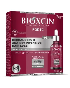 Bioxcin Forte Herbal Serum For Intensive Hair Loss 3*50 Ml
