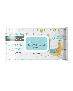 Maw Baby Dream Wet Wipes For Babies Sensitive Alcohol Free Unscented120 P*18 C