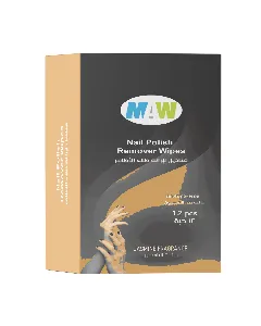 Maw Nail Polish Removal Wipes Jasmine Fragrance 12 P 48C