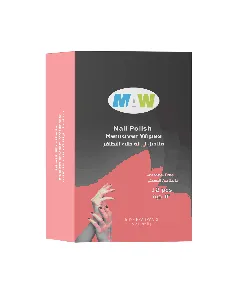 Maw Nail Polish Removal Wipes Rose Fragrance 12 P 48C