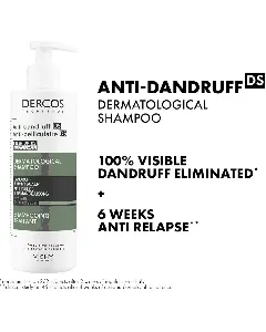 Vichy Dercos Shampoo Anti Dandruff 390Ml