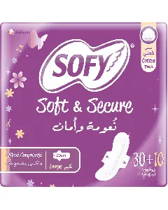 Sofy Feminine Napkine Soft Secure Maxi Compressed Large 30+10*4C